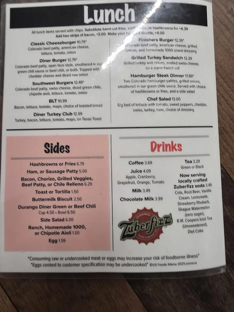 Menu_Durango Diner_Durango_image_4