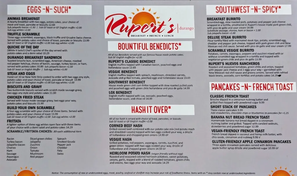 Menu_Rupert's Durango_Durango_image_3