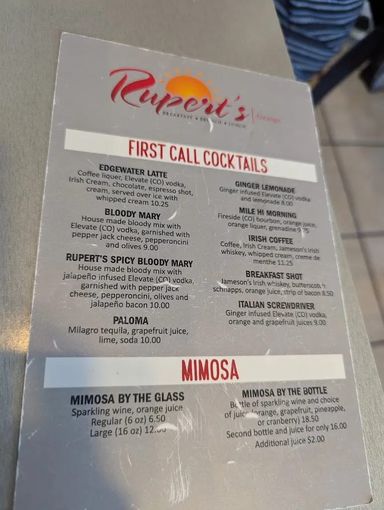 Menu_Rupert's Durango_Durango_image_4