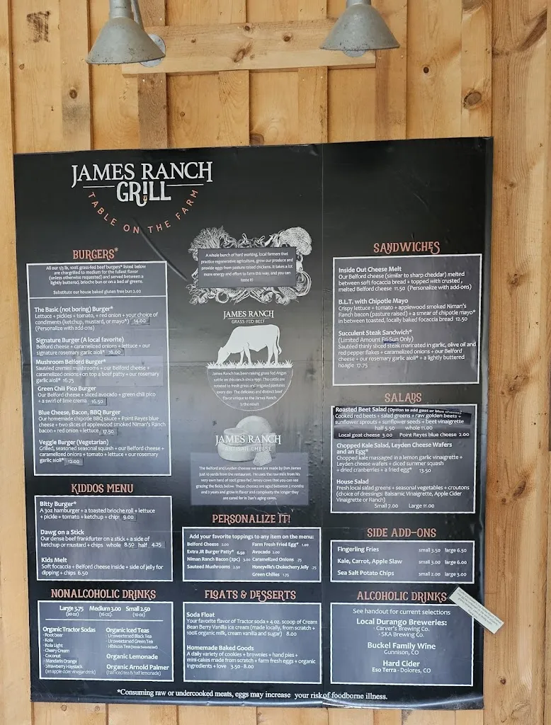 Menu_James Ranch Grill_Durango_immagine_4