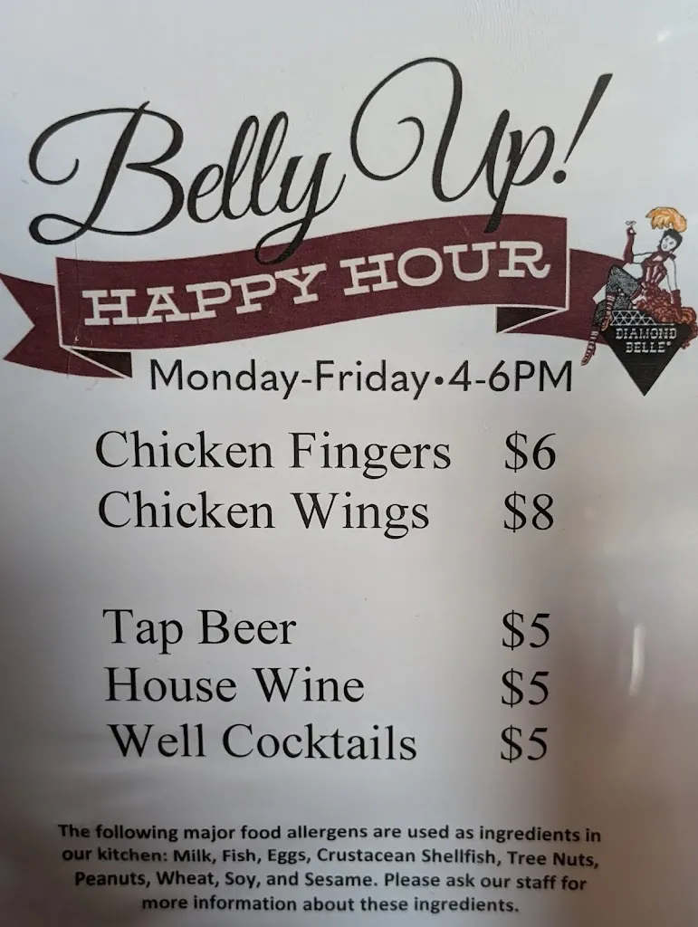 Menu_Diamond Belle Saloon_Durango_image_4