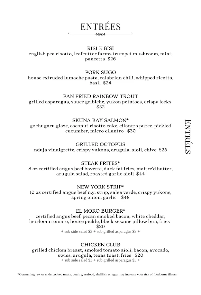 Menu_El Moro Spirits and Tavern_Durango_image_3