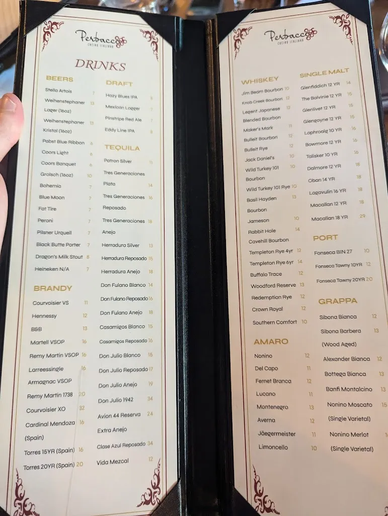 Menu_Perbacco Cucina Italiana_Durango_image_2