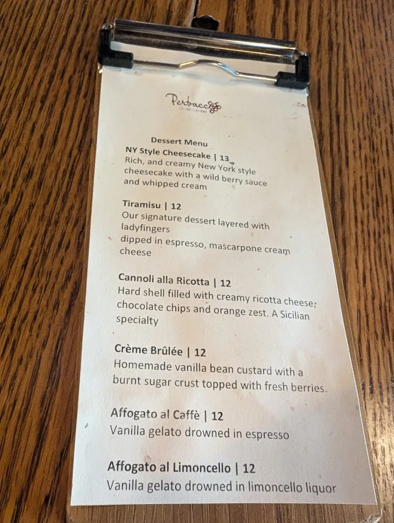 Menu_Perbacco Cucina Italiana_Durango_image_4