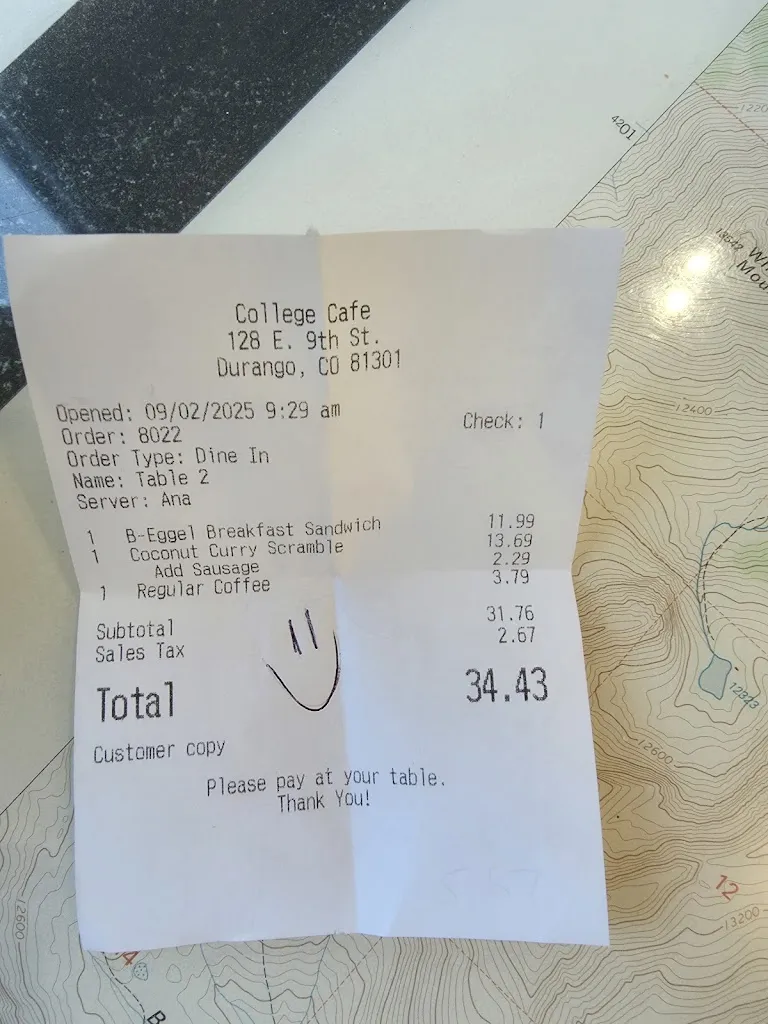 Lynn R_College Cafe_Durango_review