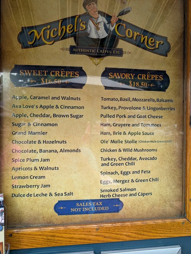 Menu_Michel's Corner Crepes_Durango_immagine_1