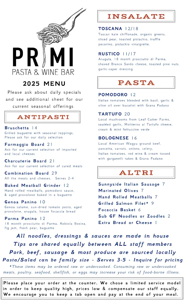 Menu_PRIMI Pasta & Wine Bar_Durango_image_2