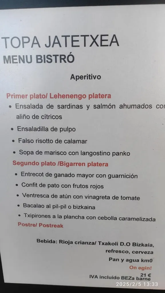 Menu_GUNE Derio_Derio_image_2