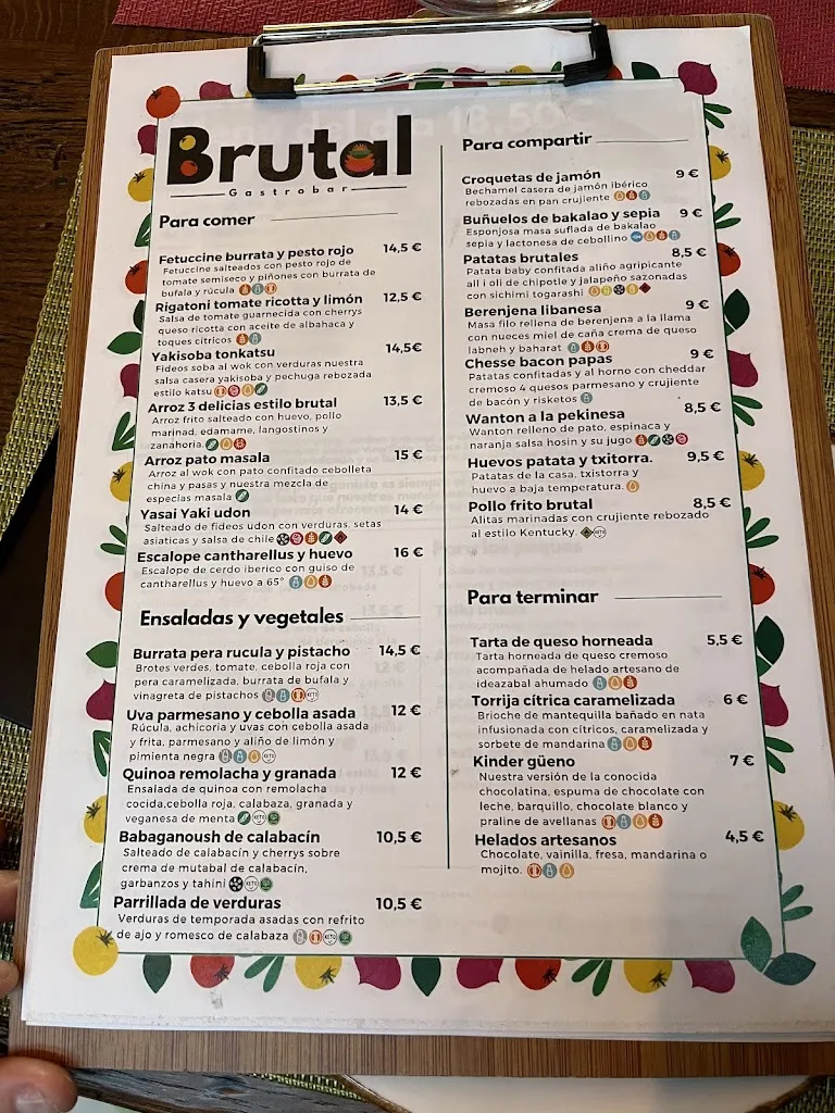 Menu_Brutal Gastrobar Derio_Derio_image_1