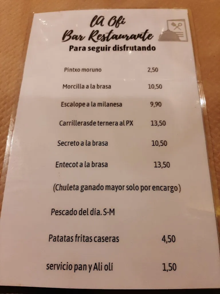 Menu_Restaurante La Ofi_Derio_immagine_4