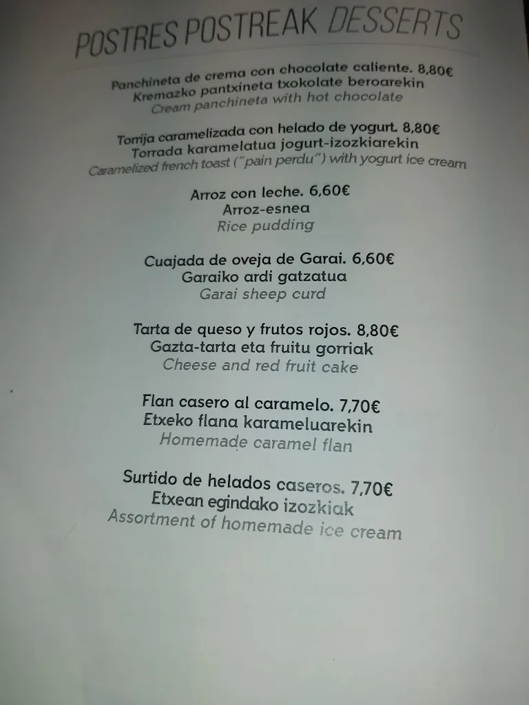 Menu_Restaurante GARAI JATETXEA_Garai_image_1