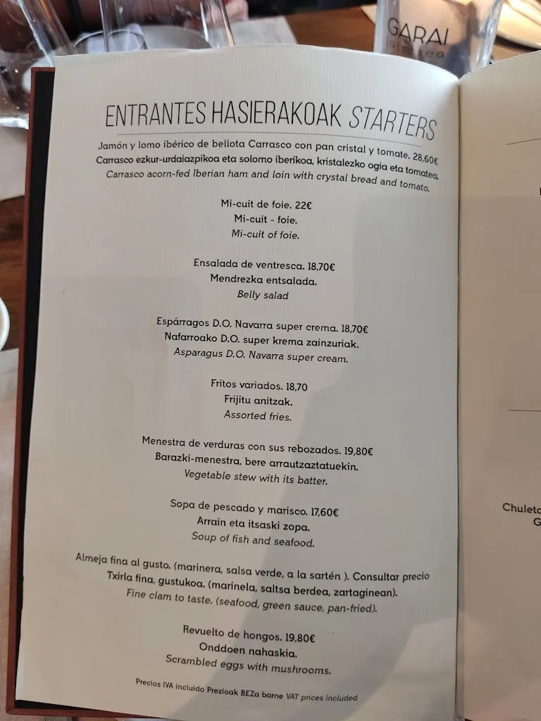 Menu_Restaurante GARAI JATETXEA_Garai_image_3