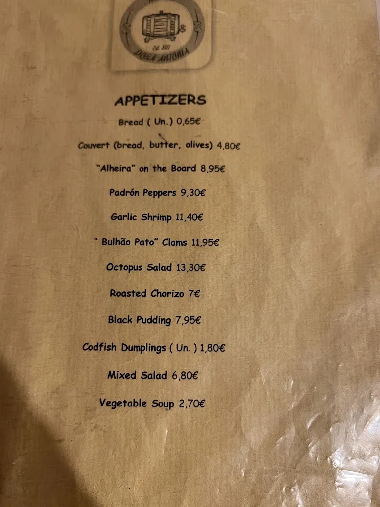 Menü_Adega Dona Antónia_Ribeira_Bild_3