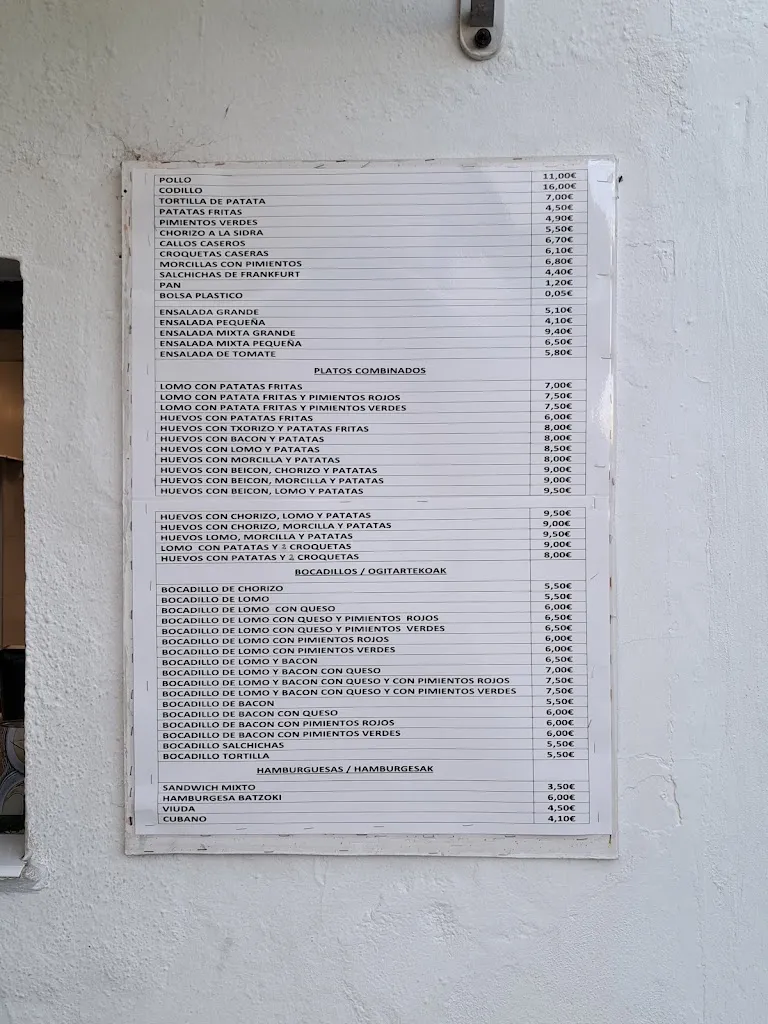 Menu_Batzoki Erandio Goikoa_Erandio_image_2