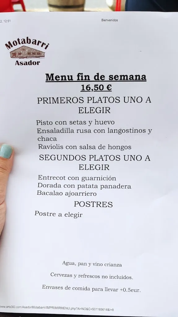 Menü_Asador Restaurante Motabarri Erandio_Erandio_Bild_4