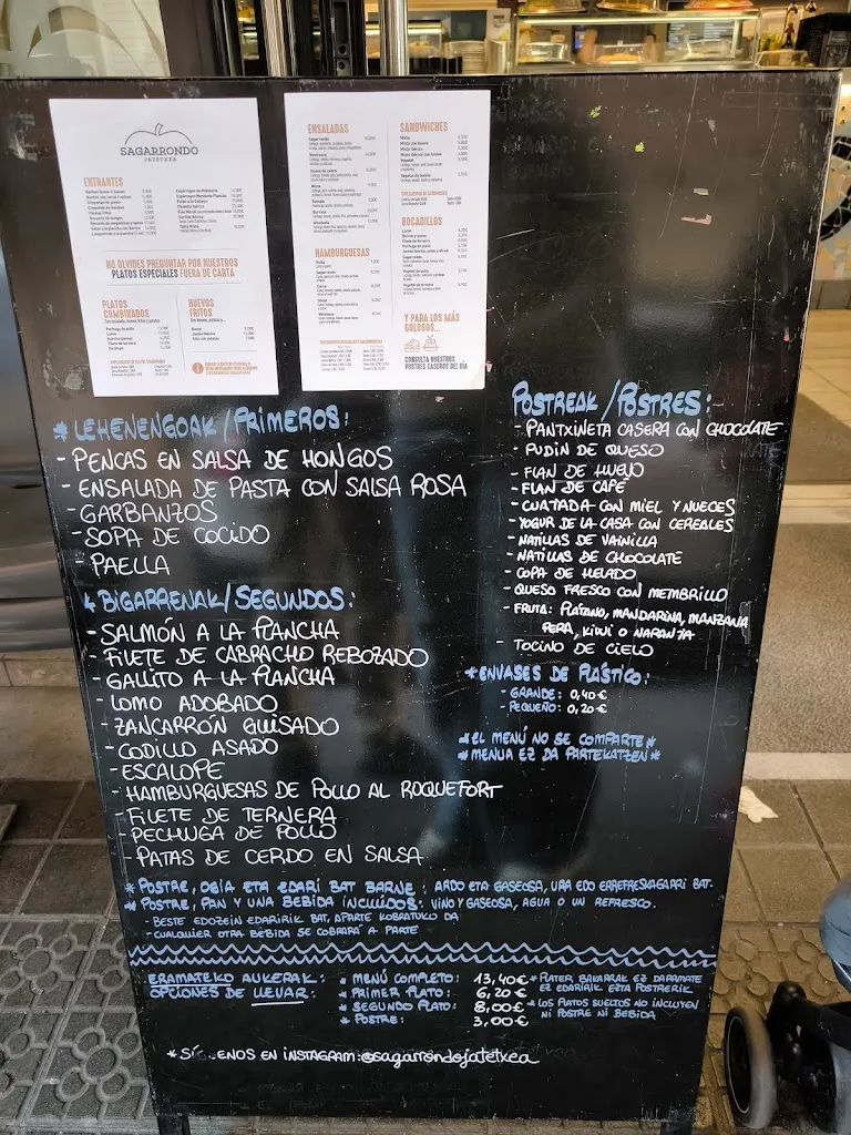 Menu_Restaurante Sagarrondo Jatetxea_Erandio_immagine_2