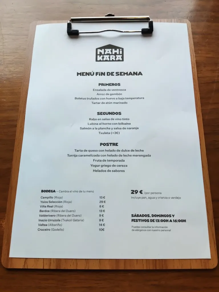 Menu_Nahikara Restaurante_Erandio_immagine_3