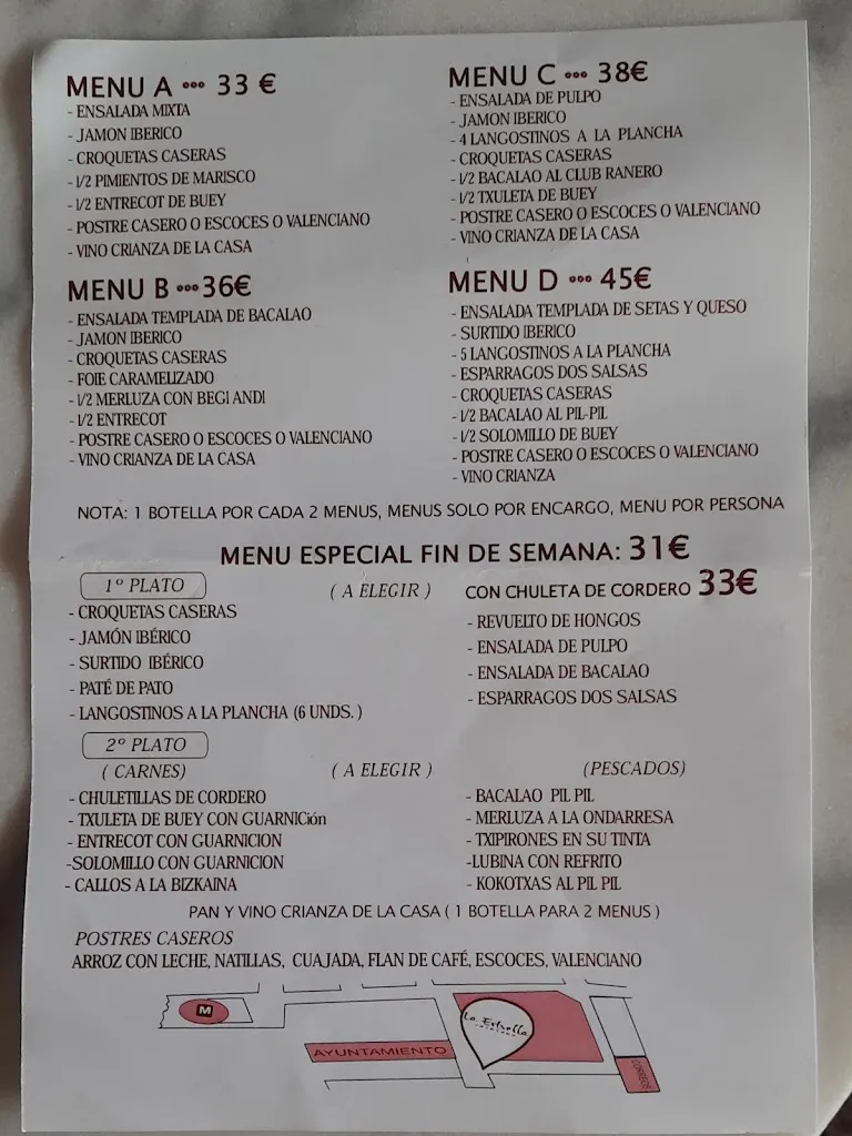 Menu_Restaurante La Estrella_Erandio_image_1