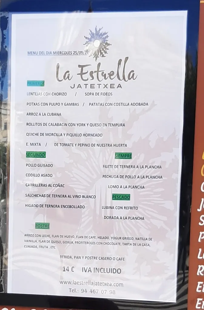 Angela Y_Restaurante La Estrella_Erandio_review