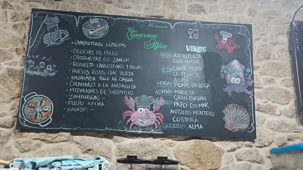 Menu_Restaurante El Gourmet Aljan_Ribeira_image_1