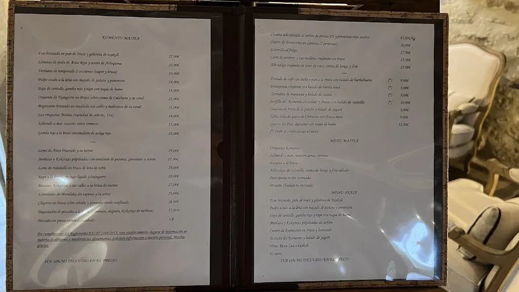 Menu_Restaurante Hotel Komentu Maitea_Gordexola_image_3