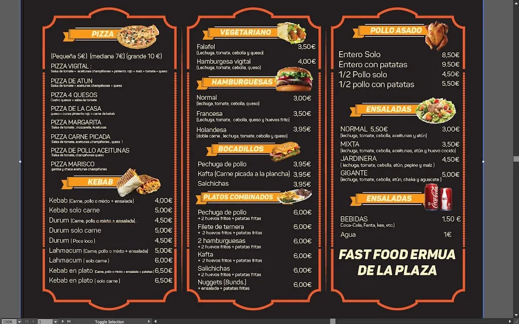 Menu_Kebab Ermua de la plaza fast food_Ermua_image_2