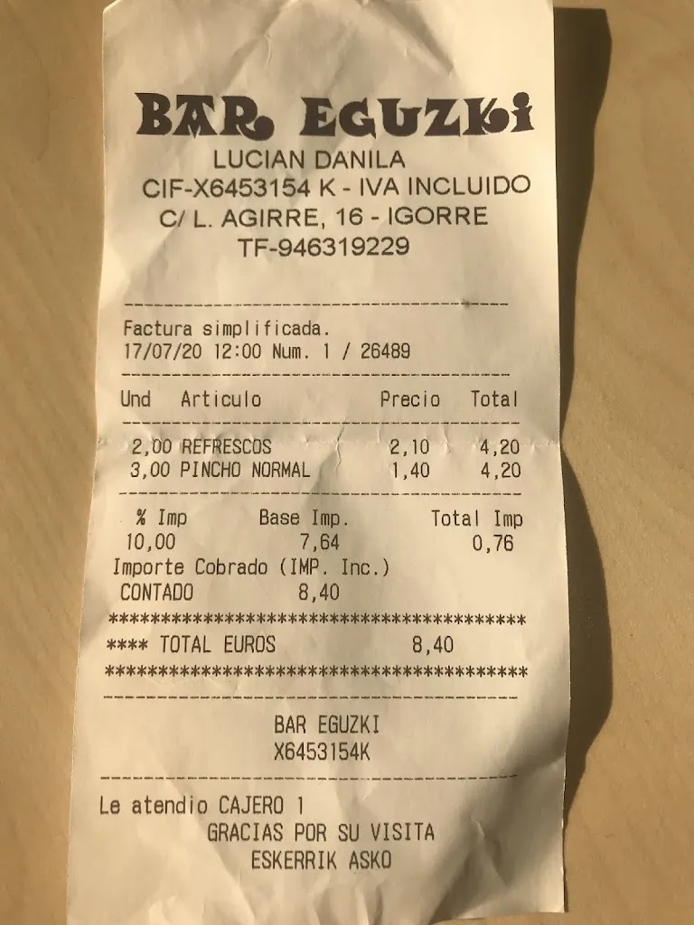 Endika Montes_Bar Eguzki_Igorre_review