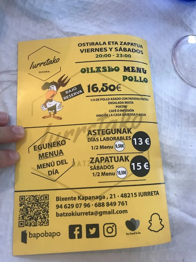 Menu_Iurretako Batzokia_Iurreta_image_1