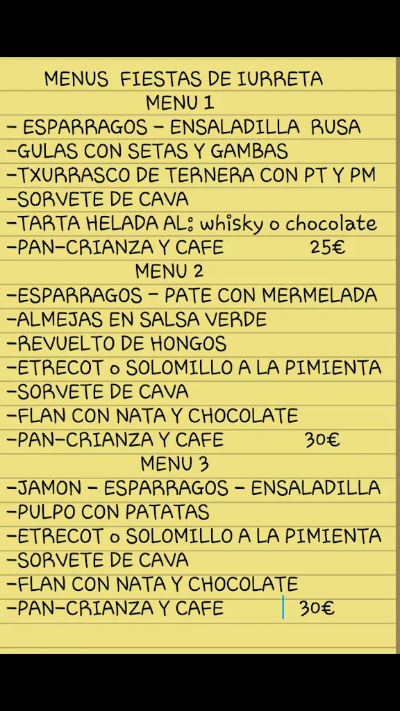 Menu_BAR DANTZARI_Iurreta_image_1