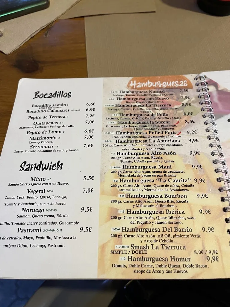 Menu_Sidrería La Tierruca_Karrantza Harana/Valle de Carranza_image_1