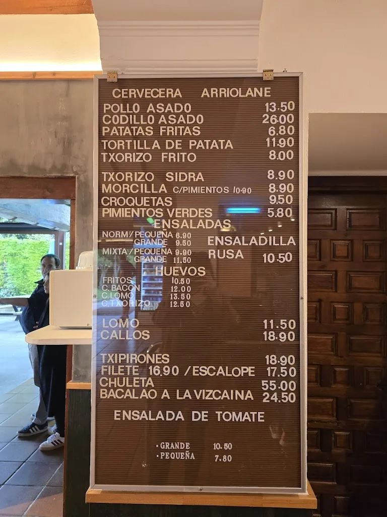 Menu_Cervecera Arriolane_Gorliz_image_1