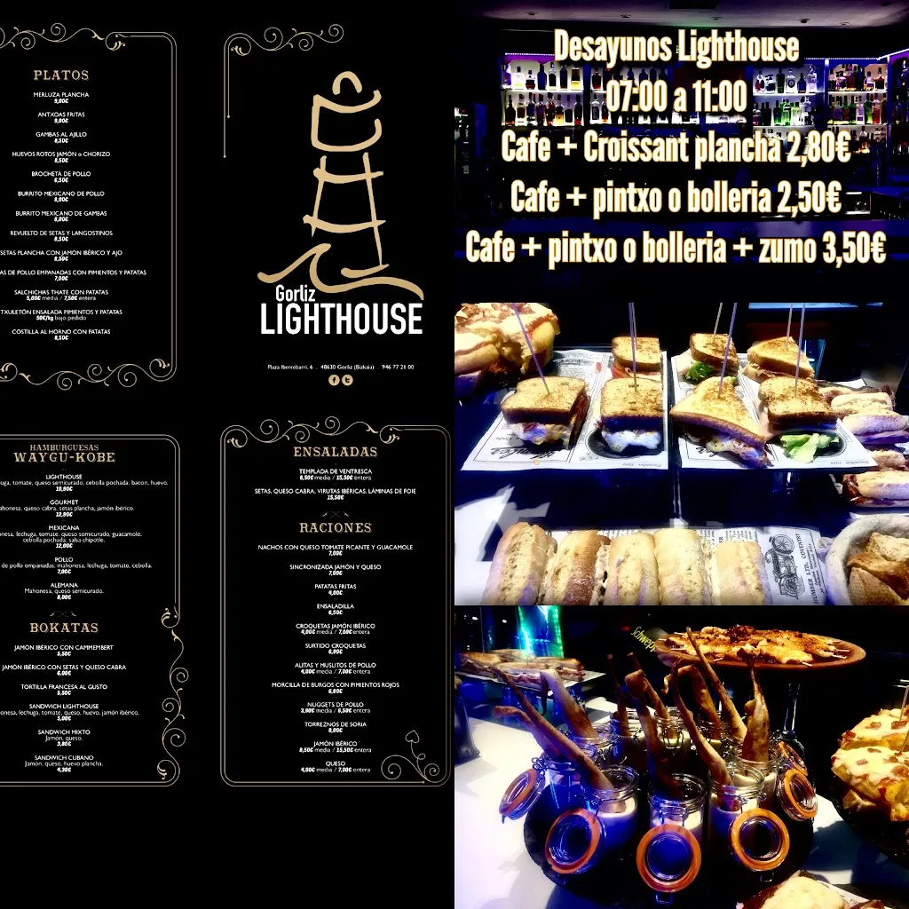 Menu_LIGHTHOUSE GORLIZ Cafe Pub_Gorliz_image_1
