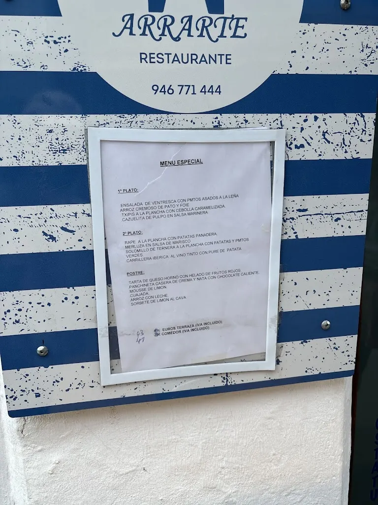 Menu_Restaurante Arrarte Plentzia_Gorliz_image_2