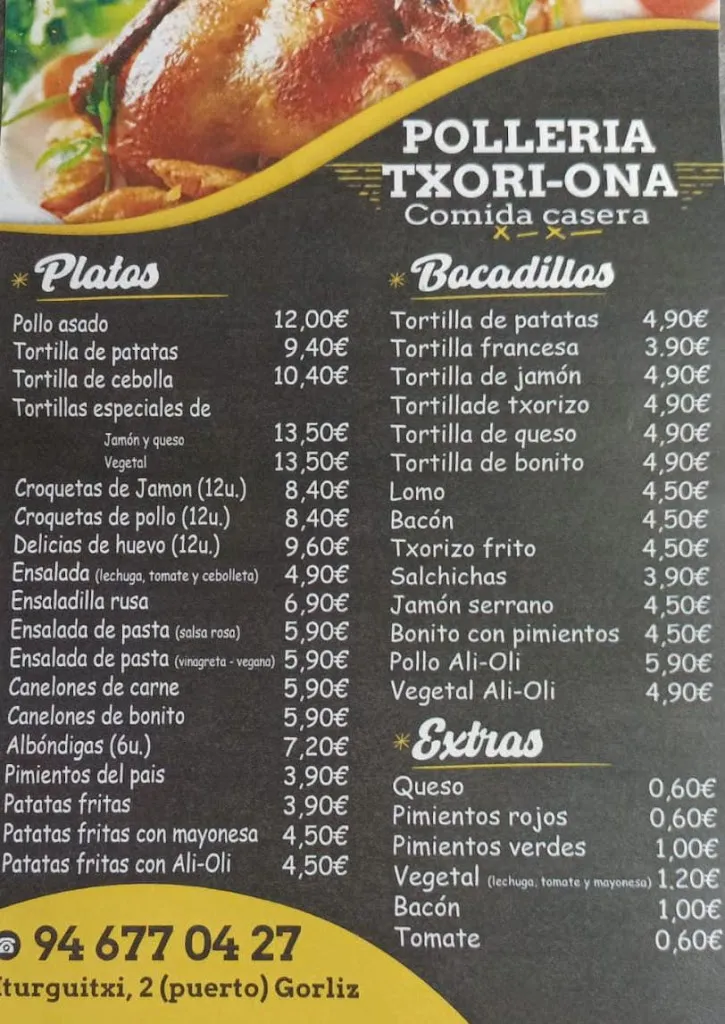 Menu_Pollería Txori Ona_Gorliz_image_4
