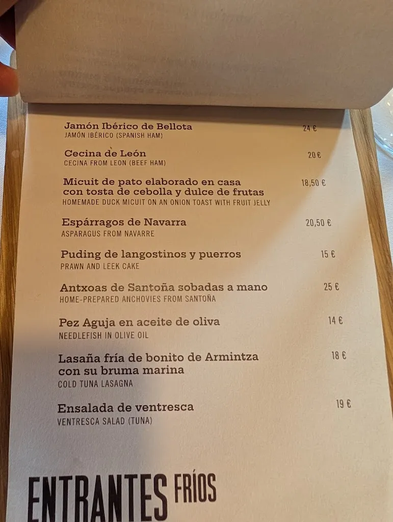 Menu_Restaurante Andraka - Jatetxea & Sidrería_Gorliz_image_2