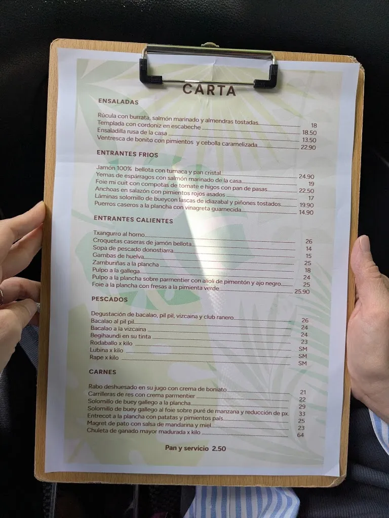 Menu_LAS PALMERAS JATETXEA Plentzia_Gorliz_immagine_1