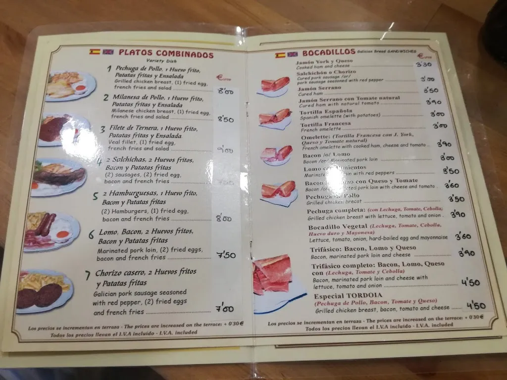 Menu_Cerveceria Bar Tordoia _Tordoia_image_1