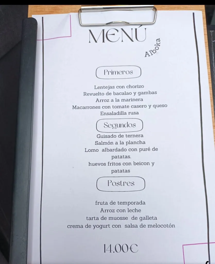 Menu_Alboka Taberna_Gernika-Lumo_image_1