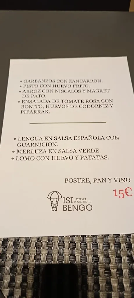 Menu_ISI BENGO Jatexea Restaurante_Gernika-Lumo_image_1