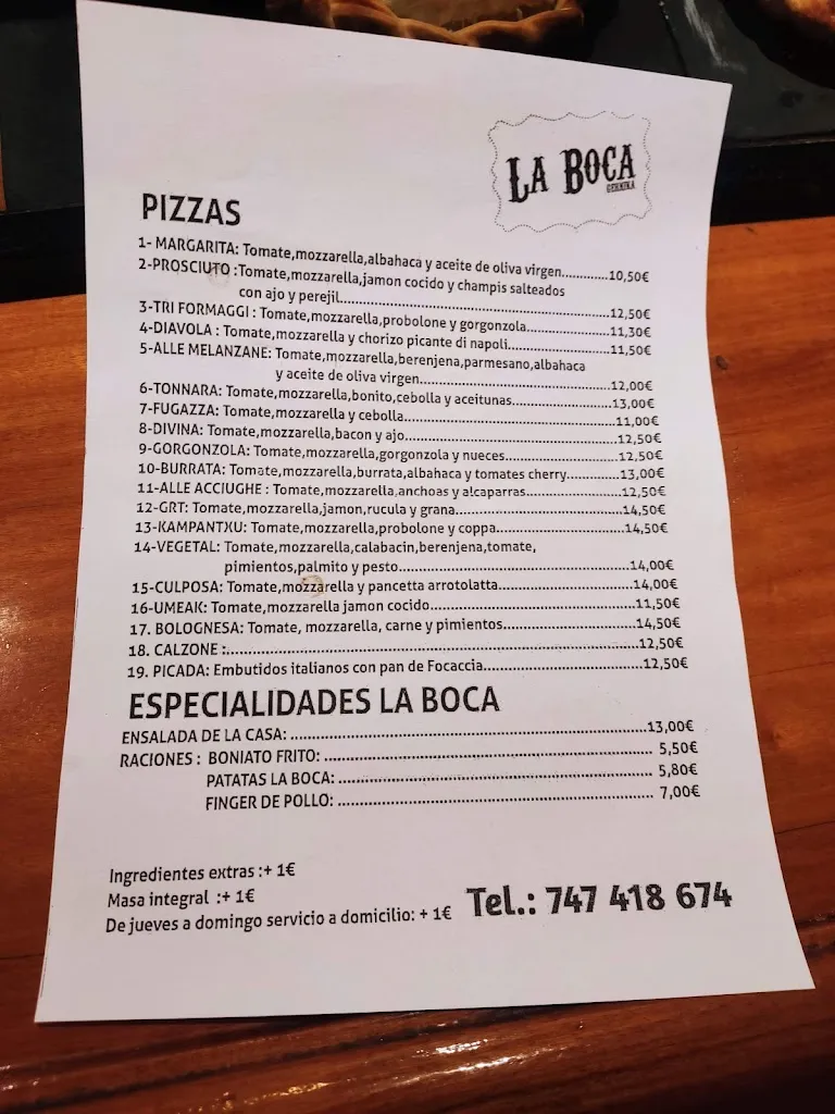 Menu_La Boca Pizza &Beer_Gernika-Lumo_image_2