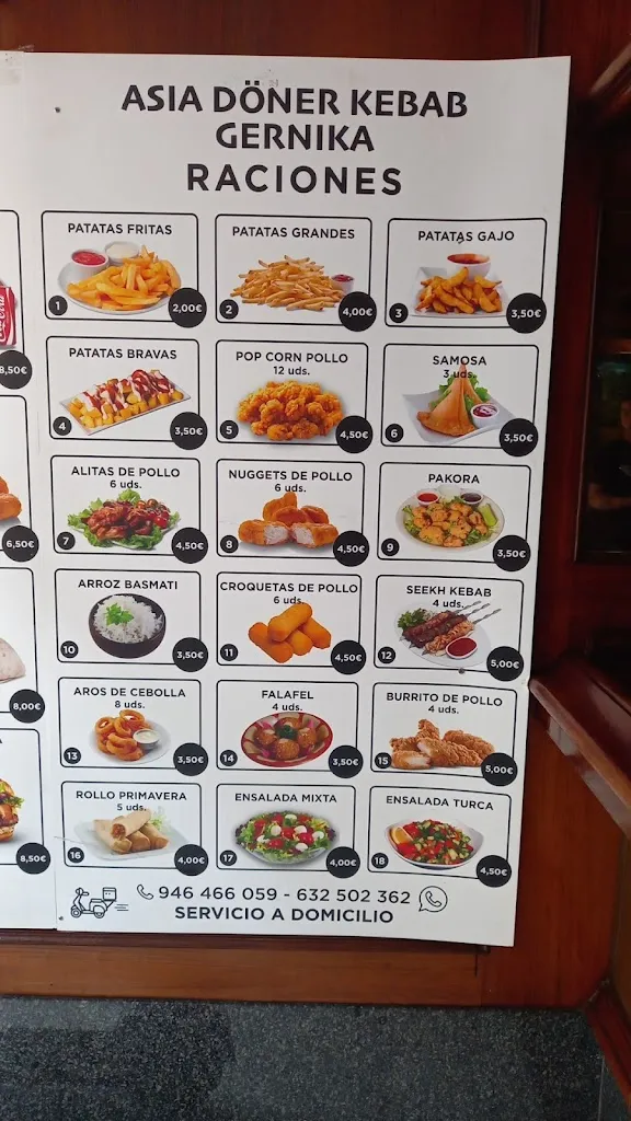 Menu_Asia Döner kebab Gernika_Gernika-Lumo_immagine_3