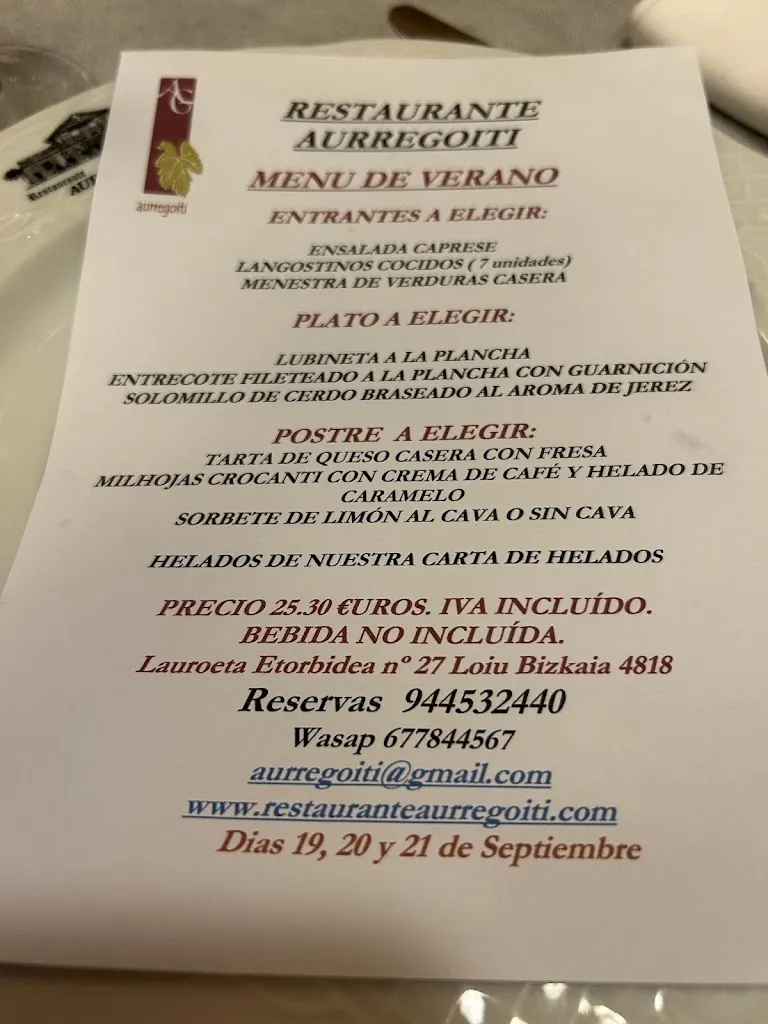 Menu_Restaurante Jatetxea Aurregoiti_Loiu_immagine_2