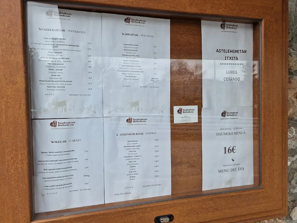 Menu_Trabakua Beheko Jatetxea_Mallabia_immagine_1