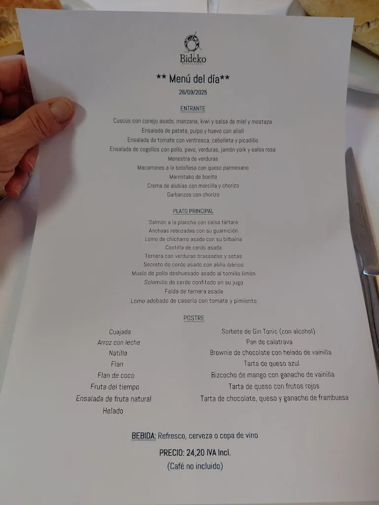 Menu_Restaurante Bideko_Lezama_image_1