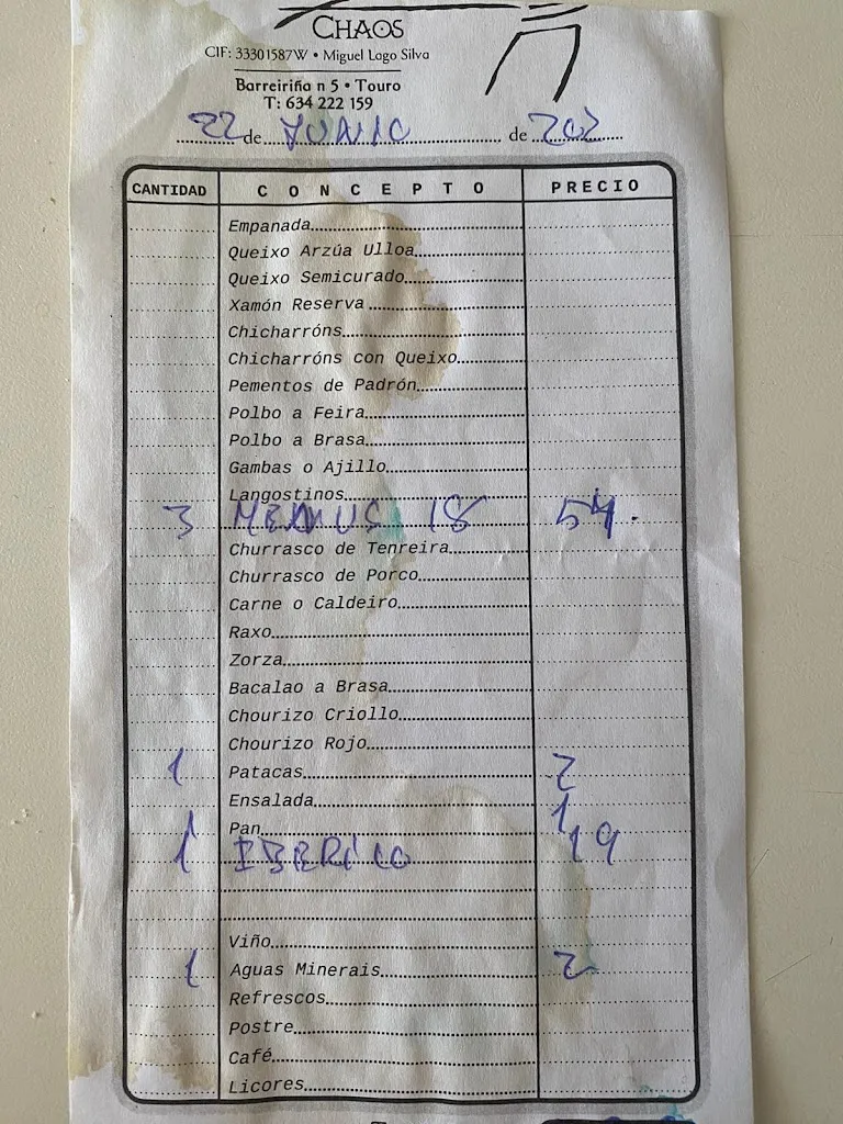 Menu_Furancho-restaurante Os Chaos_Touro_image_1