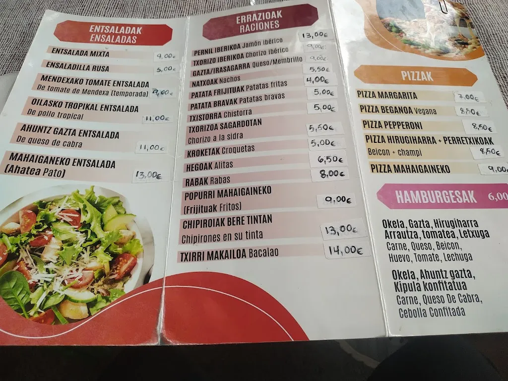 Menu_Mahaiganeko bar restaurante 2023_Mendexa_image_3
