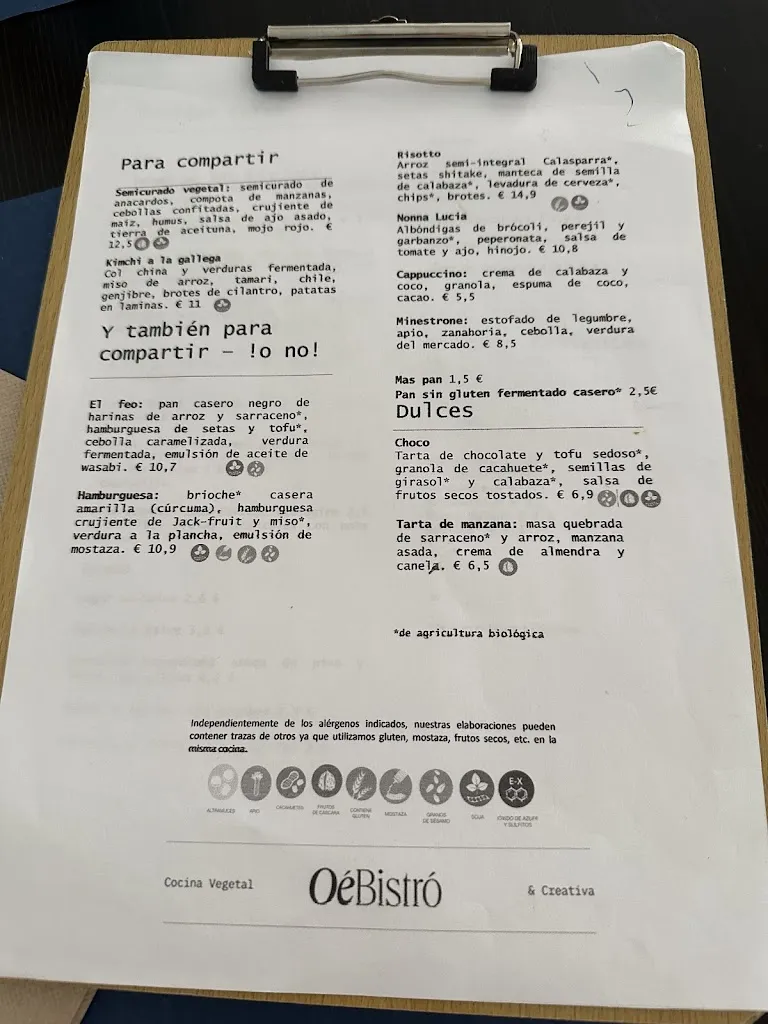 Menü_Oé bistró_Leioa_Bild_1