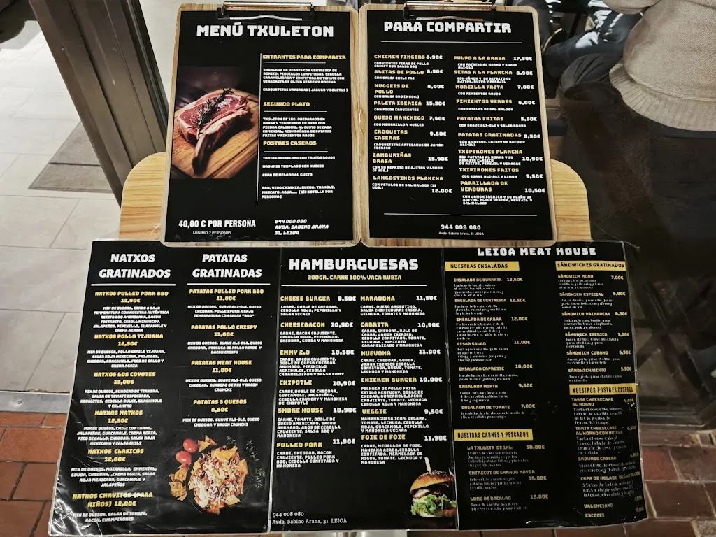 Menu_Leioa Meat House_Leioa_image_1