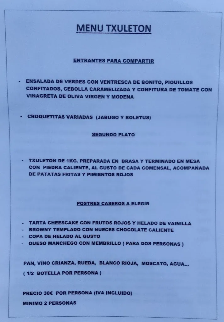 Menu_Leioa Meat House_Leioa_image_3