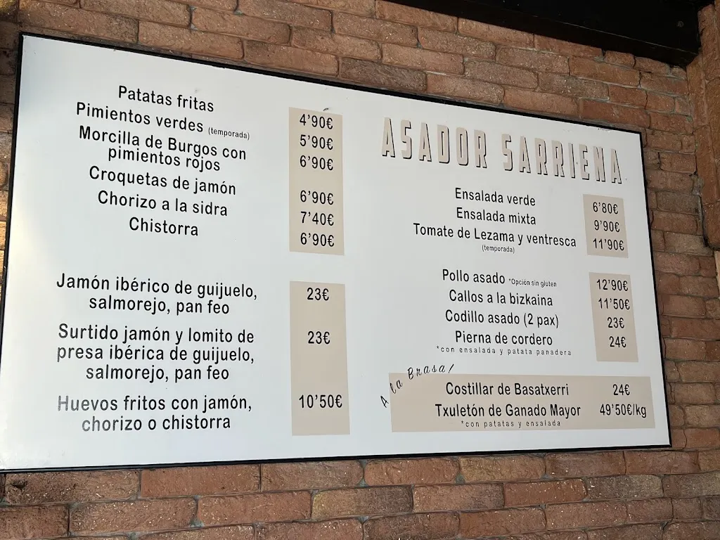 Menu_Restaurante Sarriena_Leioa_image_2